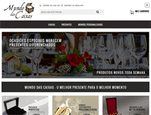 Tablet Screenshot of mundodascaixas.com.br